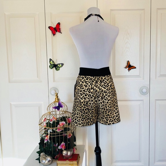 📂 Zara Animal Print Shorts Skort Small - Picture 8 of 9